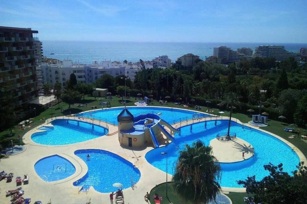 Benalmadena Estudio Jjupiter 250 M Del Mar Con Vistas Al Mar Piscinas Eksteriør bilde