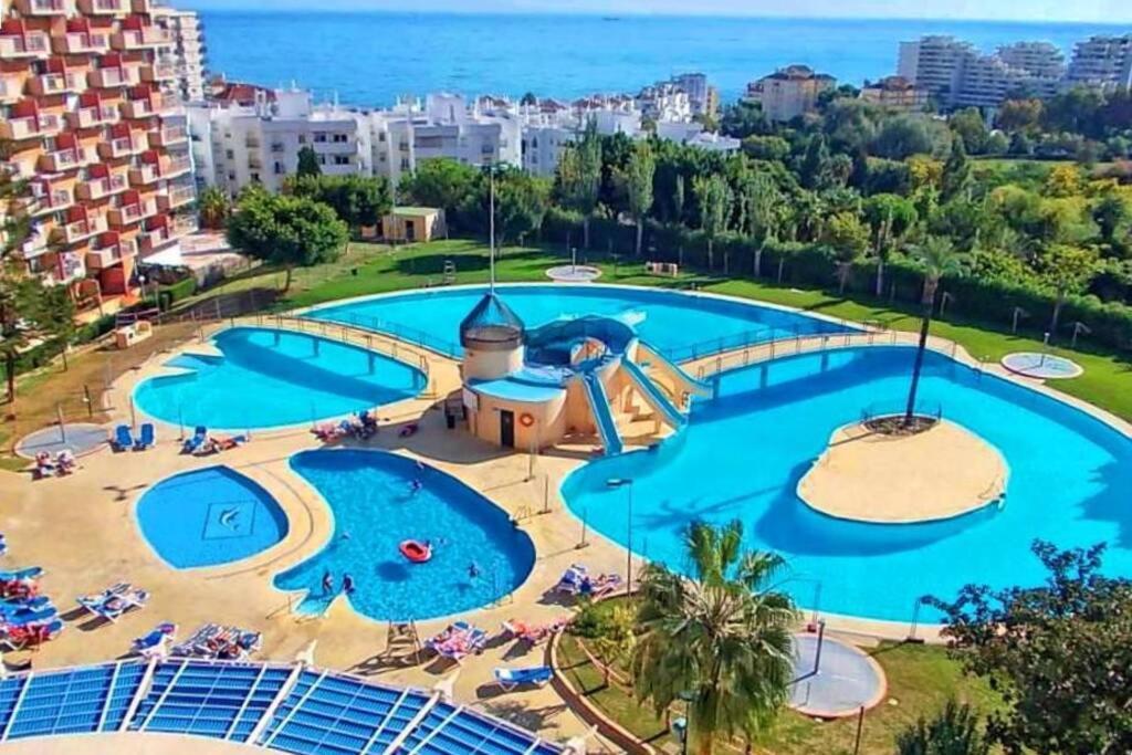 Benalmadena Estudio Jjupiter 250 M Del Mar Con Vistas Al Mar Piscinas Eksteriør bilde