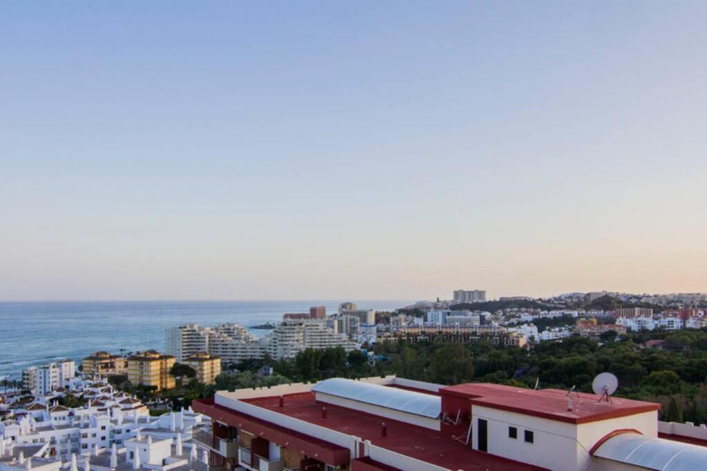 Benalmadena Estudio Jjupiter 250 M Del Mar Con Vistas Al Mar Piscinas Eksteriør bilde